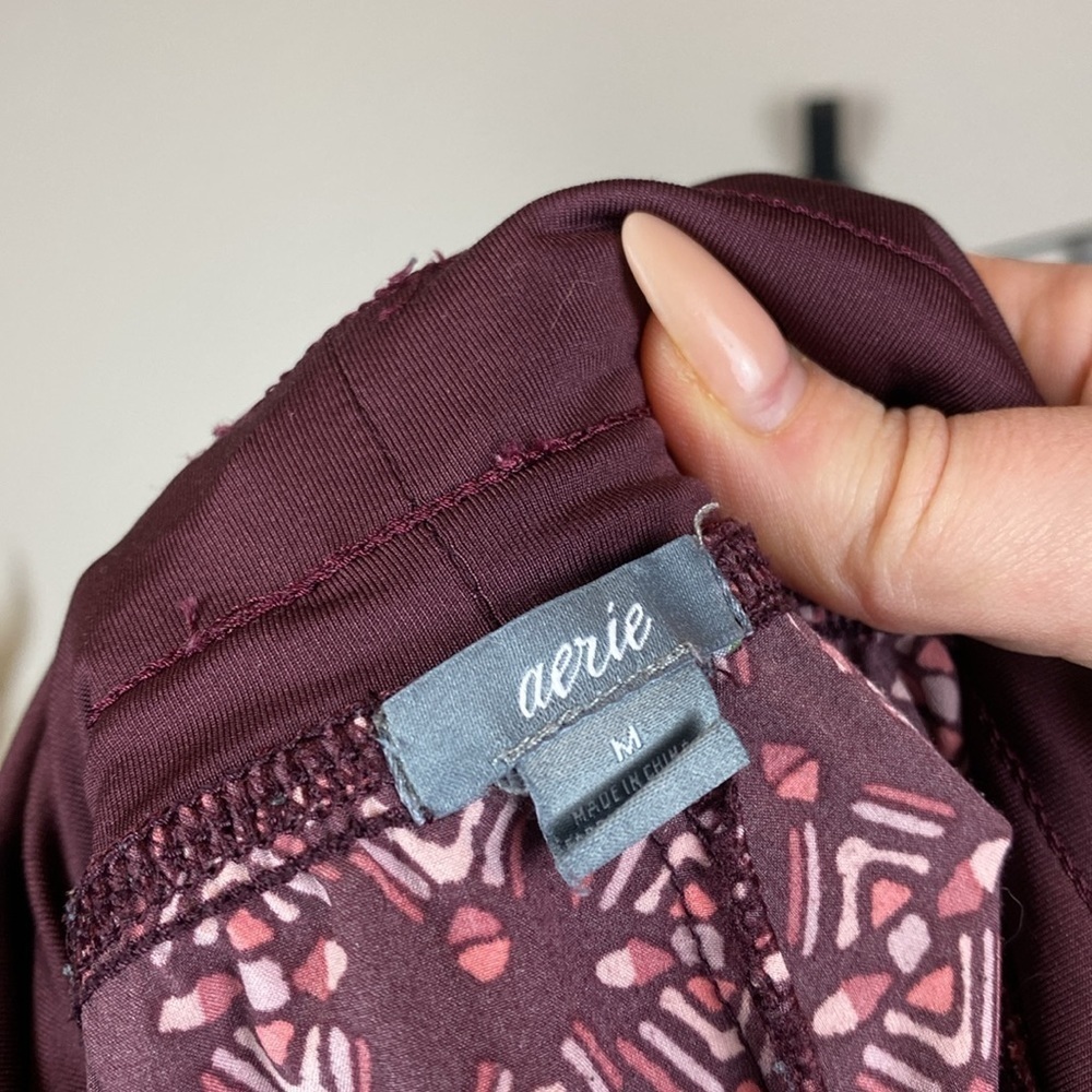 Aerie printed fold down waist joggers - Picture 7 of 7